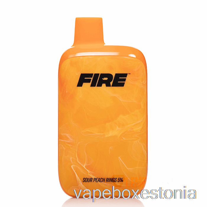 Vape Box Estonia Fire Boost 12000 ühekordset Hapu Virsiku Rõngast